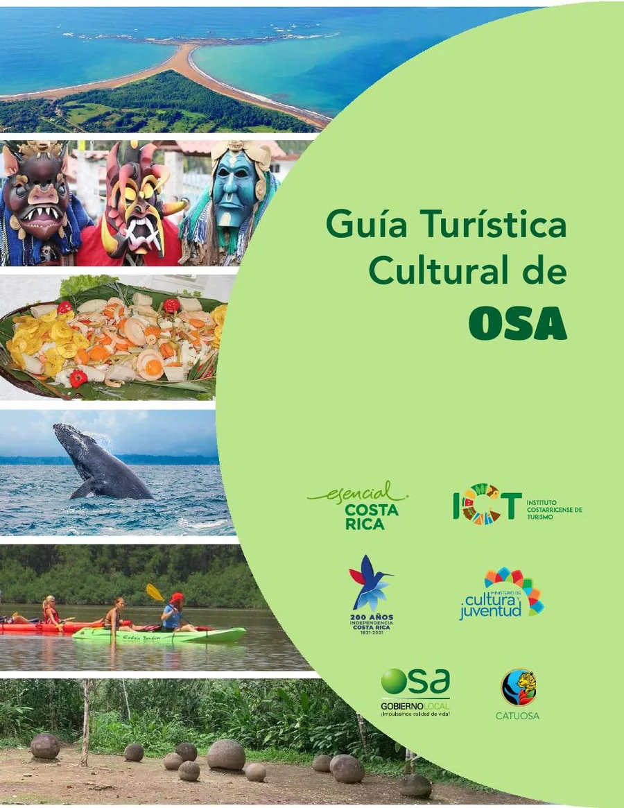 Portada de la Guía Turística Cultural de Osa