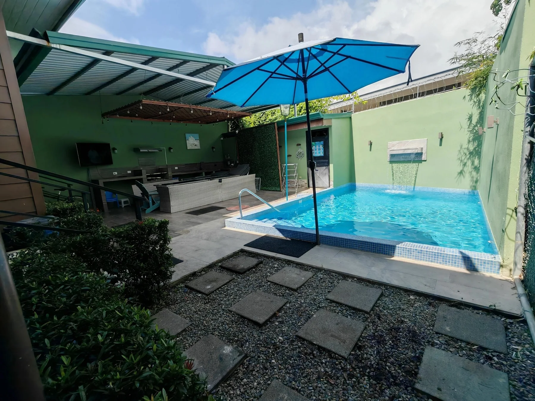 Piscina privada de Casa Linda